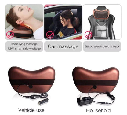 Almohada Masajeador Shiatsu Con Calor